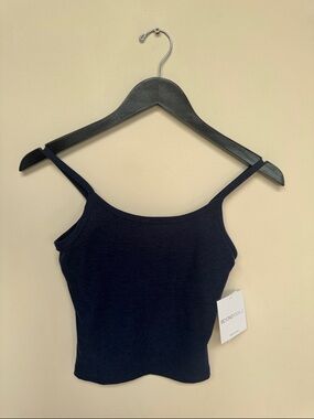 Beyond Yoga Navy-Black Camisole - Women's Slim Strappy Tank